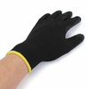 12 paires de constructeurs de gants de travail de sécurité en PU noir protègent les gants de revêtement de paume Option