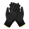 12 paires Nylon protecteurs enduits de paume en PU gants de travail moto antistatique remplacer S / M / L