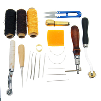 12 Pcs En Cuir Craft Main Couture Outil À Coudre En Cuir Main Outil À Coudre Ensemble