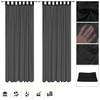 1/2 PCS Noir Voile Rideau Polyester Respirant Tulle Sheer Rideaux pour Cuisine Salon Chambre