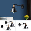 1/2 pièces 220 V réglable LED applique murale abat-jour lampe couvercle support luminaire salle à manger sans ampoule