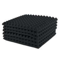 12 pièces 30*30*2.5 cm insonorisant coton mousse insonorisé coton hangar mur silencieux éponge
