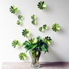 12 pièces 3D fleur sticker mural vinyle Arts autocollants muraux amovibles maison chambre décor cadeaux
