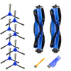 12 pièces de rechange pour brosses Eufy RoboVac 11S RoboVac 30C RoboVac 30 RoboVac 15C Brosses latérales pour aspirateur
