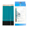 12 pièces ensemble de crayons à croquis art professionnel dessins dingénierie outil de crayon pour débutant papeter