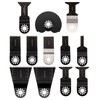 12 pièces lames de scie pour outils oscillants multifonctions Fein Bosch Makita Milwaukee Makita