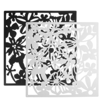 12 pièces papillon oiseau fleur suspendu écran cloison diviseur panneau chambre rideau pour la maison hôtel bureau