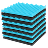 12 pièces tuiles de mousse de Studio dinsonorisation acoustique tuiles de mousse insonorisées ensemble de panneaux