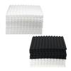 12 pièces Wedge acoustique mousse carreaux mur Studio insonorisation panneaux cinéma silencieux éponge