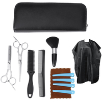 12 pièces/ensemble ciseaux à cheveux ciseaux de coiffure ensemble ciseaux de coiffeur amincissant cisailles outil de cou