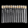12 pièces/lot 10/25/50/100 ml verre colorimétrique Tube Pipette laboratoire verrerie Kit