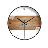 12 pouces / 30 cm horloge murale en bois décor à la maison silencieux pour salons chambres familiales chambres salle d&