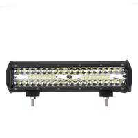 12 Pouces 400 W 80 LED Barre Lumineuse De Travail Combo Faisceau Lampe de Conduite 6000 K Blanc 9-32 V Pour Remorque De