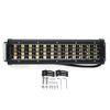 12 pouces 64W LED barre lumineuse de travail 4WD lampe de conduite combinée à quatre rangées pour bateau tout-terrain SU