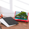 12 pouces HD 3D Creative Loupe décran de téléphone pliable Agrandir 3-4 fois Amplificateur décran vidéo de fil