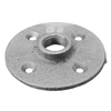 1/2 pouces Sliver Malleable Bride de sol fileté Fer Plombing Pipe Fitting