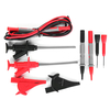 12 Ppcs Multimètre Test Sonde Test Clip Kit de plomb Multimètre Heavy Duty Banane Testeur