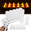 12 télécommande sans flamme LED bougie scintillante thé lumière décor de fête de mariage