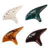 12 trous en céramique Ocarina AltoC ton Classic Flûte Instruments avec sac de protection + lanière cadeau