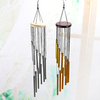 12 tuyaux en métal carillon à vent en plein air jardin cour cloches suspendus charme décor ornement pour cadeaux
