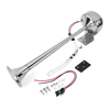 12 V / 24 V 200DB bateau trompette électrique simple klaxon dair marin en métal pour des pièces de camion de voitur
