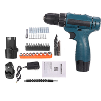 12 V 1350RMP perceuse sans fil 3/8 `` mandrin sans clé perceuse à percussion ensemble mur brique bois métal outil de for