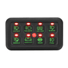 12 V 24 V 8 Gang LED panneau de commutation Circuit boîtier de commande câblage système de relais électronique pièces AK