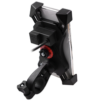 12 V 3.5-6 pouces USB Rechargeable étanche guidon miroir téléphone GPS support pour voiture électrique moto vélo Scooter