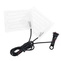 12 V électriques poignées chauffantes poignée coussinets chauffants moto guidon Modification accessoires bouton interrup