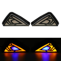 12 V paire clignotant moto LED Mode de débit deau oeil démon pour Honda pour Kawasaki pour Suzuki pour Yamaha