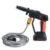 12 V sans fil nettoyeur haute pression voiture lave-linge pulvérisateur pistolets nettoyeur deau W / 1/2 pièces Bat