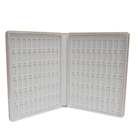 120 couleurs Gel à ongles Carte de couleur Carte à écran polonais Panneaux de livres vierges Embellis Snap Acrylic Tips