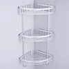 1/2/3 couches en aluminium fixé au mur salle de bain coin douche caddies étagère de rangement support de support