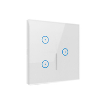 1/2/3 Gang Smart Home WiFi Touch Light Wall Switch Panel pour Alexa Google Home Assistant