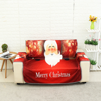 1/2/3 places canapé tapis rouge père noël housse de canapé animal de compagnie enfant siège protecteur chaise tapis de p