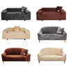 1/2/3 places housse de canapé en peluche élastique universelle épaisse couleur pure canapé chaise protecteur de siège ho
