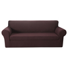1/2/3 places housse de canapé en velours couleur pure chaise élastique siège protecteur étui de canapé housse extensible
