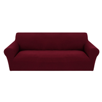 1/2/3 places housse de canapé élastique universel couleur pure chaise siège protecteur extensible housse de canapé étui