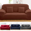 1/2/3 places housse de canapé élastique universelle couleur pure chaise siège protecteur étui de canapé housse extensibl
