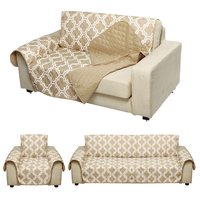 1/2/3 Seat Pet Dog Cat Sofa Couch Cover Furniture Protector Mat Beige Waterproof Chair Housses