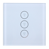 1/2/3 voies AC100-240V interrupteur mural intelligent Wifi interrupteur à distance intelligent interrupteur tactile comm