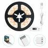 1/2/3/4 / 5M blanc chaud 60/120/180/240/300 LED bande lumineuse 2835 lumière de chaîne de capteur Flexible pour la pièce