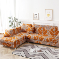 1/2/3/4 housse de siège canapé élastique housse de canapé housse de fauteuil pour salon housse de chaise décor à la mais