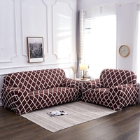 1/2/3/4 places canapé élastique housse de chaise housse canapé extensible Floral canapé protecteur pour salon