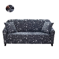1/2/3/4 places housse de canapé élastique chaise siège protecteur étui de canapé housse extensible meubles de bureau à d
