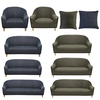 1/2/3/4 places housse de canapé élastique chaise universelle siège protecteur extensible housse de canapé étui de bureau