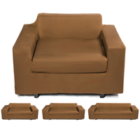 1/2/3/4 places housse de canapé élastique chaise universelle siège protecteur housse de canapé housse extensible meubles