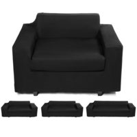 1/2/3/4 places housse de canapé élastique chaise universelle siège protecteur étui de canapé housse extensible meubles d