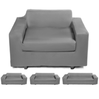 1/2/3/4 places housse de canapé élastique chaise universelle siège protecteur étui de canapé housse extensible meubles d