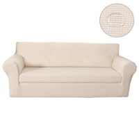 1/2/3/4 places housse de canapé élastique housse de coussin housse de coussin chaise siège protecteur extensible canapé